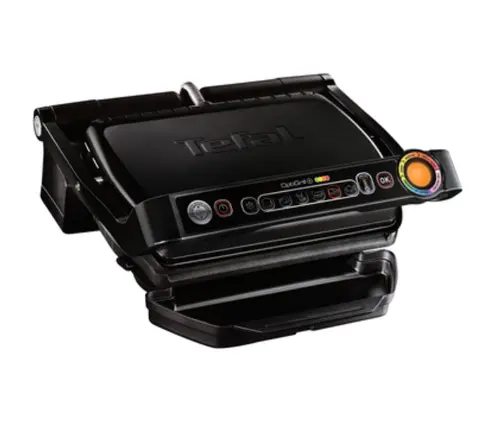Grătar, Tefal GC714834, Optigrill+ Black Snacking, suprafață de gătit 600cm2, tavă snacking, senzor automat de gătit, 6 programe automate - 1