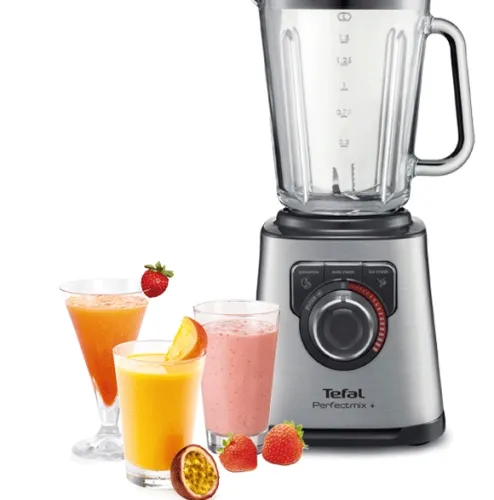 Блендер, Tefal BL811D38, Mastermix Premium Blender, 1200 W, Thermo jug of impact glass, Total capacity: 2l, Speed control button, 6 removable blades, 3 programs, stainless steel - image 1