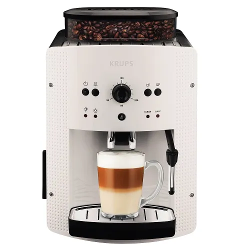 Кафемашина, Krups EA810570, Espresseria Automatic Manual, Coffee machine, 1450W, 15 bar, white