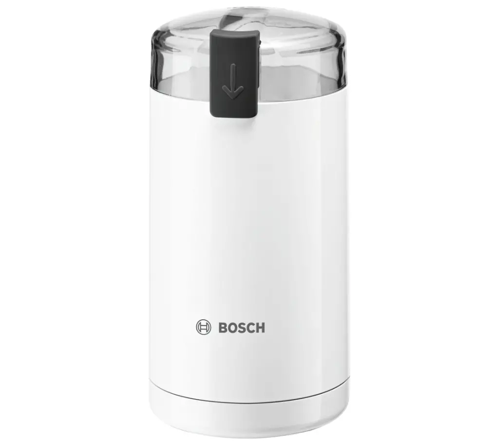 Μύλος καφέ, Bosch TSM6A011W, Μύλος καφέ, 180W, έως 75g κόκκους καφέ, Λευκό
