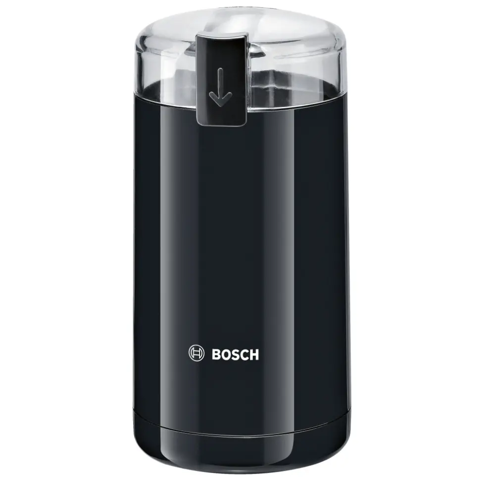 Râșniță de cafea, Bosch TSM6A013B, Râșniță de cafea, 180W, până la 75g boabe de cafea, Negru