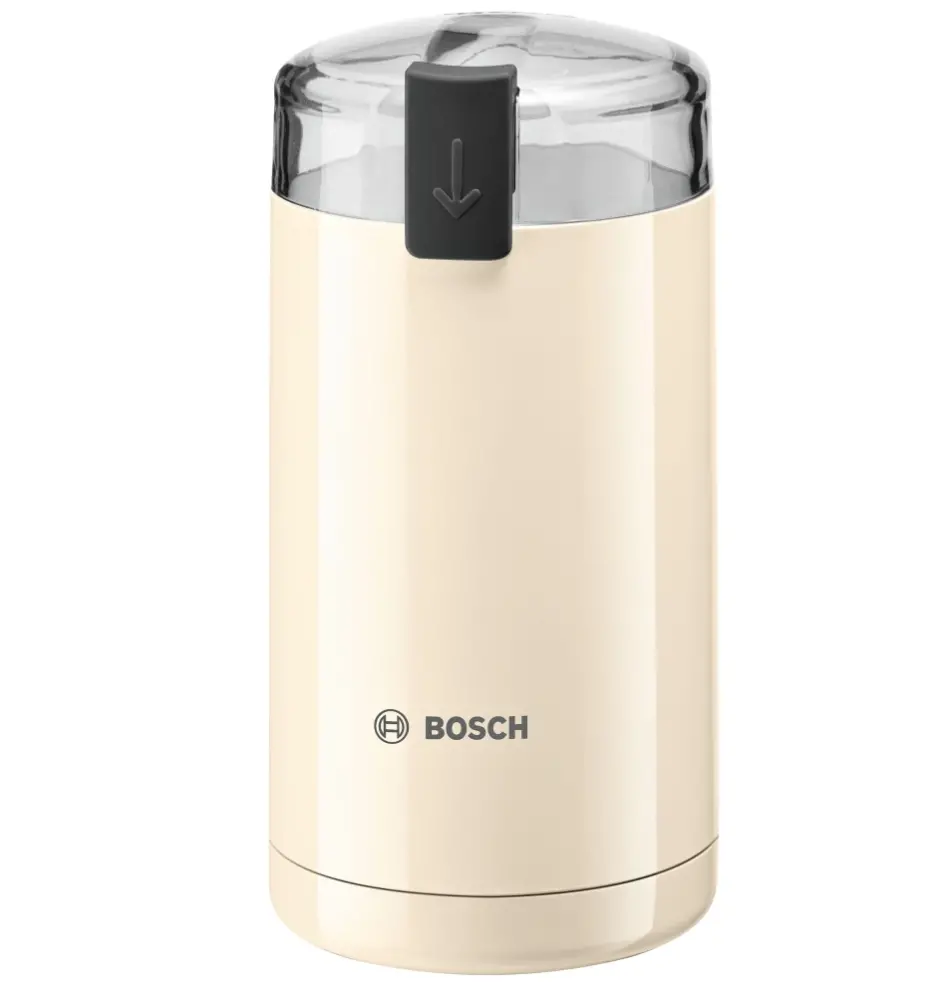 Râșniță de cafea, Bosch TSM6A017C, Râșniță de cafea, 180W, până la 75g boabe de cafea, Crem