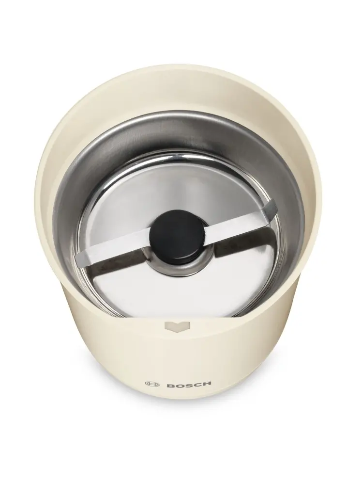 Râșniță de cafea, Bosch TSM6A017C, Râșniță de cafea, 180W, până la 75g boabe de cafea, Crem - image 3