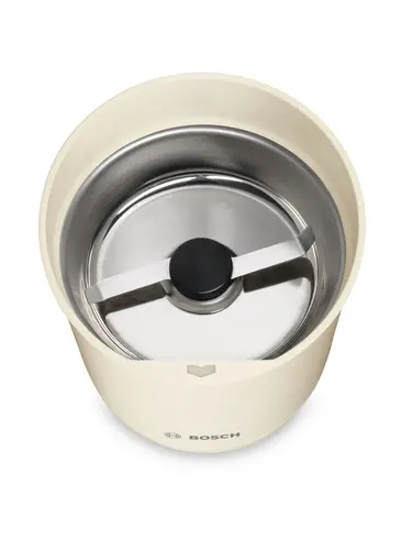 Μύλος καφέ, Bosch TSM6A017C, Μύλος καφέ, 180W, έως 75g κόκκους καφέ, Κρεμ - 4