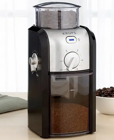 Μύλος καφέ, Krups GVX242, Coffee Grinder Pro Edition μαύρο/χρώμιο - image 2
