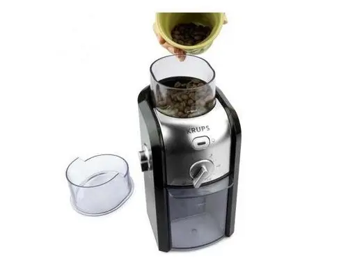 Μύλος καφέ, Krups GVX242, Coffee Grinder Pro Edition μαύρο/χρώμιο - 6