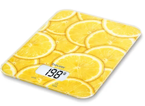 Везна, Beurer KS 19 lemon kitchen scale; 5 kg / 1 g