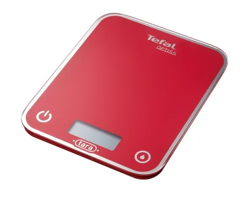 Везна, Tefal BC5003V2, Optiss, Kitchen Scale, up to 5kg, Resolution 1g function Tara, Digital LCD display, Ultra slim glass, raspberry - image 1