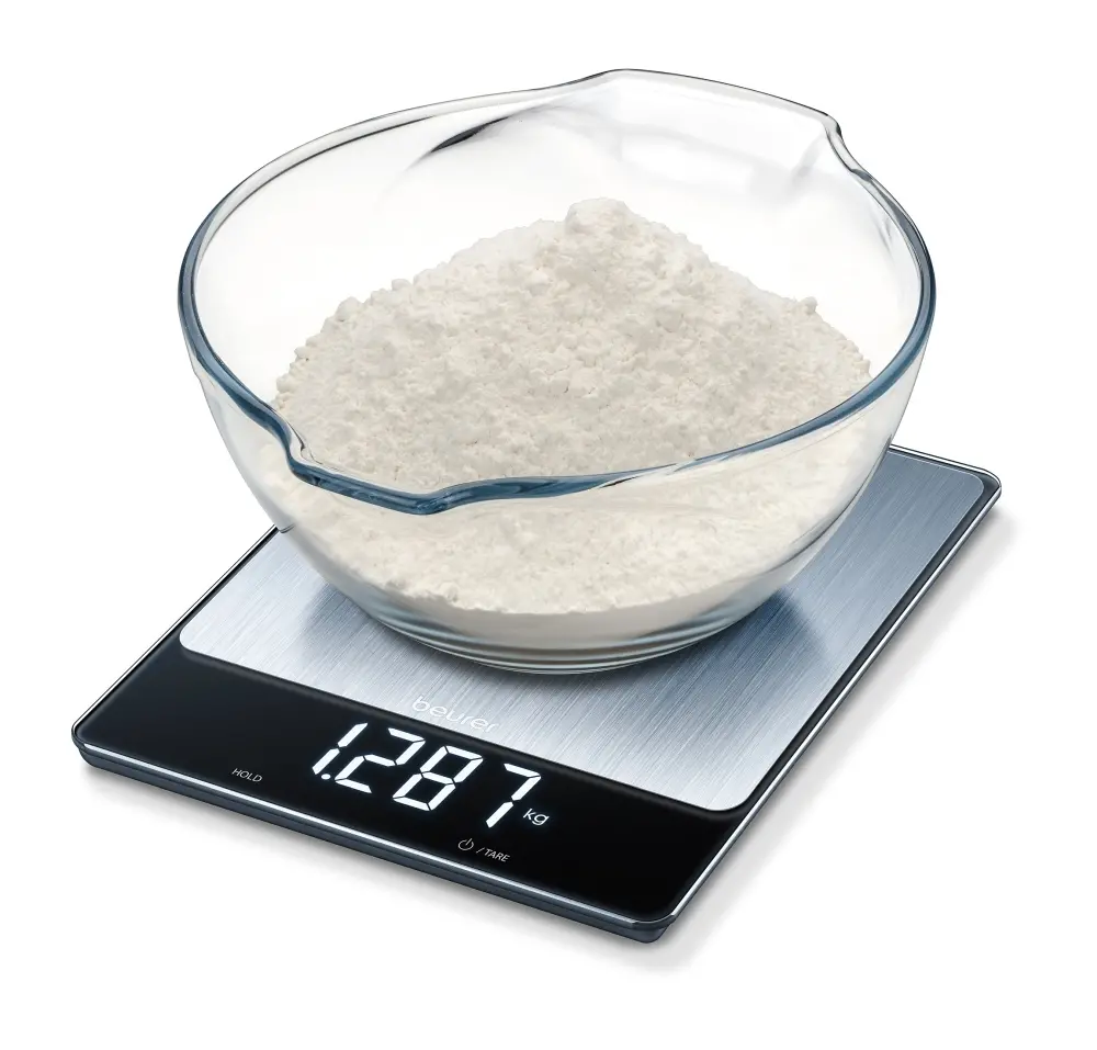 Cântar, Beurer KS 34 XL de bucătărie; Suprafață de cântărire din oțel inoxidabil; Magic LED; 15 kg / 1 g - image 3