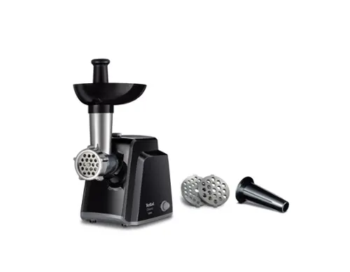 Mașină de tocat carne, Tefal NE105838, Mașină de tocat carne, 1400W, Capacitate 1.7 kg/min, Funcție de inversare, Cuțit de tocat, 2 accesorii pentru - 1