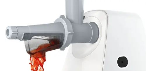 Κρεατομηχανή, Bosch MFW2517W, Κρεατομηχανή, SmartPower από τη σειρά SmartPower: 1500W, 1,7 kg/min, 2 πλάκες, 1 χωνί για λουκάνικα, εξάρτημα στίφτη - 7