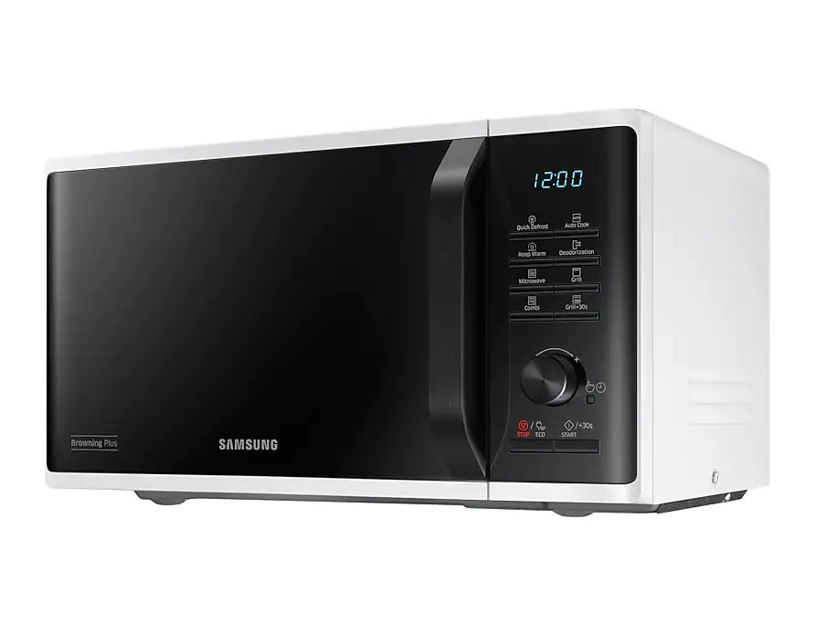 Микровълнова печка, Samsung MG23K3515AW/OL, Microwave, 23l, Grill, 800W, LED Display, White - image 2