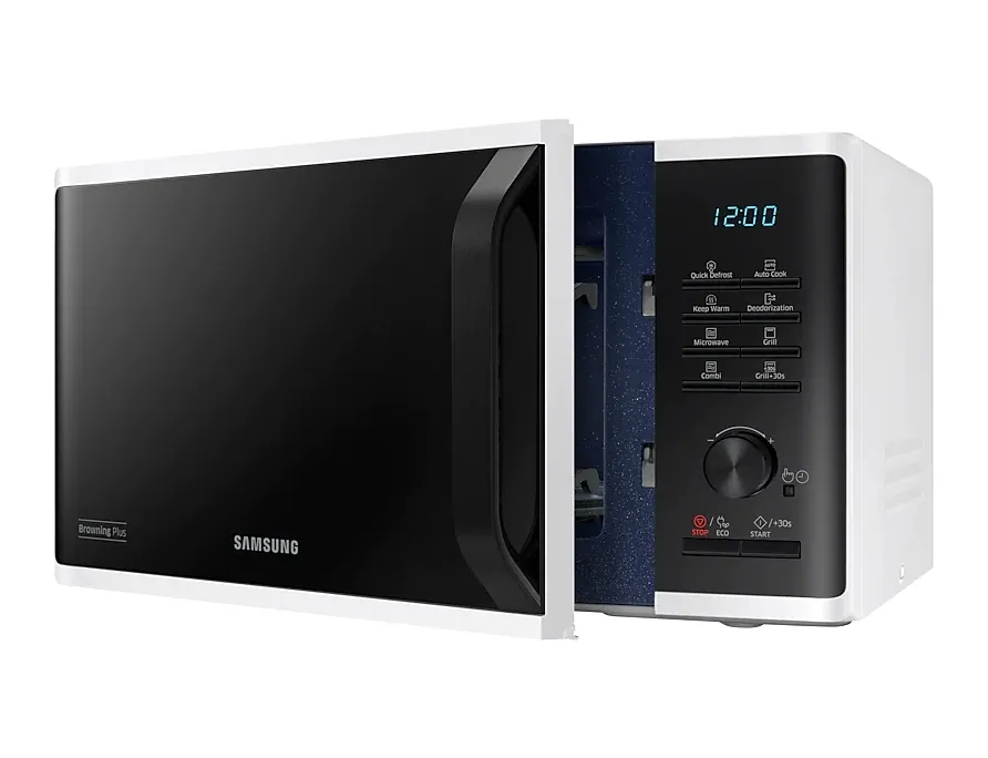 Микровълнова печка, Samsung MG23K3515AW/OL, Microwave, 23l, Grill, 800W, LED Display, White - image 7