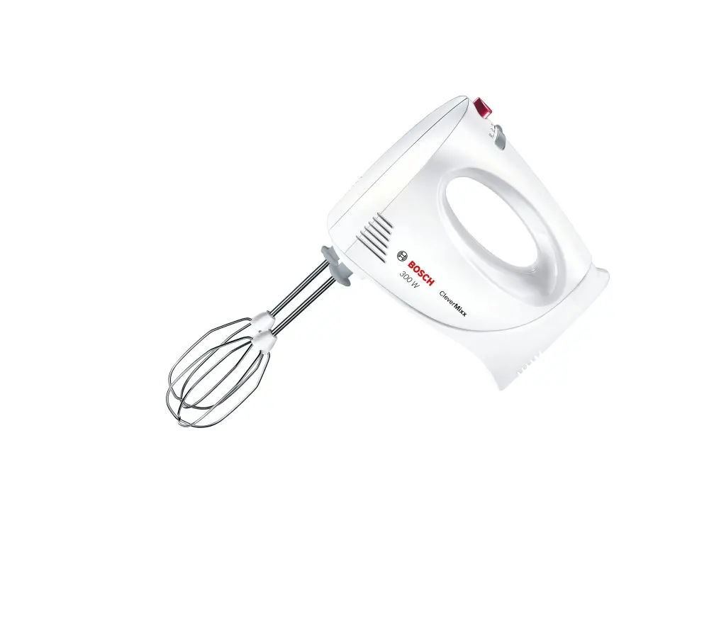 Mixer, Bosch MFQ3010 Mixer de mână, 300 W, 2 setări de viteză plus funcție turbo, Alb - image 2