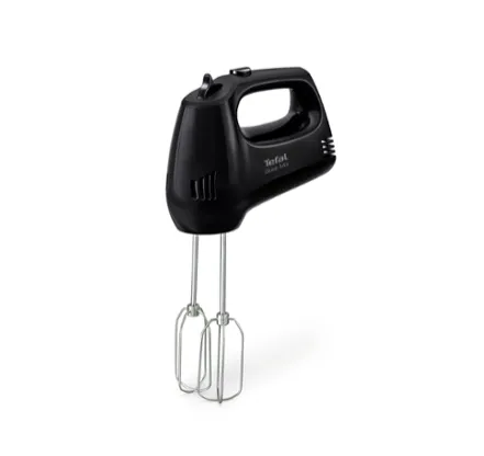 Миксер, Tefal HT310838, Hand Mixer, 300W, 5 Speeds + turbo,  2 Beaters, 2 Dough hooks, black - image 3