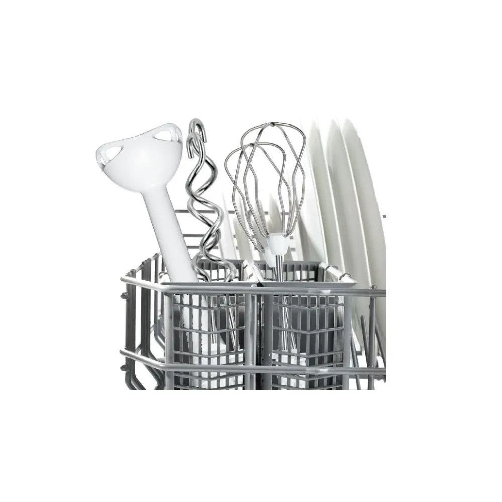 Миксер, Bosch MFQ36440, Hand mixer, ErgoMixx, 450 W, Included blender & transparent jug, White - image 4
