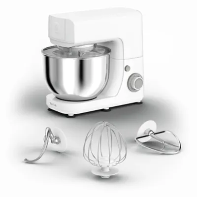 Миксер, Tefal QB150138 Charlotte, 800W, pastry kit, 8 speeds, white - image 4