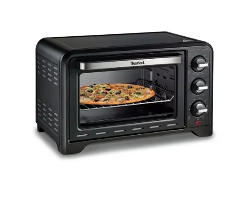 Фурна, Tefal OF444834 , Optimo 19L, Compact convection oven for daily use, 1380 W, power of the grill: 740 W, capacity 19l, thermostat, max temperature: 240 ° C, 6 cooking modes, black - image 1