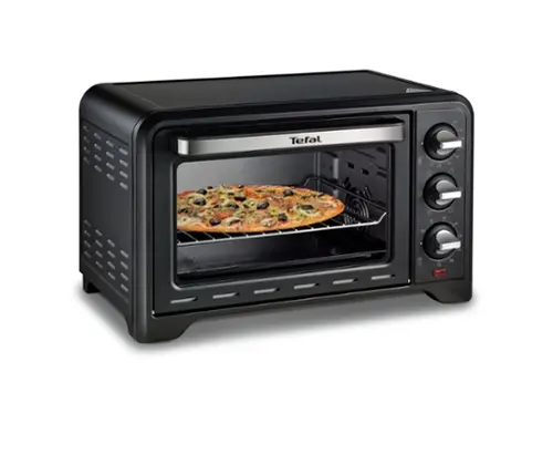 Фурна, Tefal OF444834 , Optimo 19L, Compact convection oven for daily use, 1380 W, power of the grill: 740 W, capacity 19l, thermostat, max temperature: 240 ° C, 6 cooking modes, black - image 1