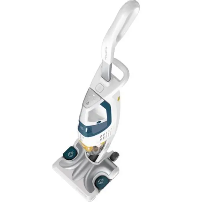 Парочистачка, Rowenta RY8561WH, CLEAN & STEAM ALL FLOORS, cyclonic technology, 1700 W, up to 30 min. staem running time, 30 sec.heating time, Dual Clean & Steam suction head, dust container/bag 0.5 L, water tank 0.4 L, additional cleaning accessories; White, Dark Blue - image 2