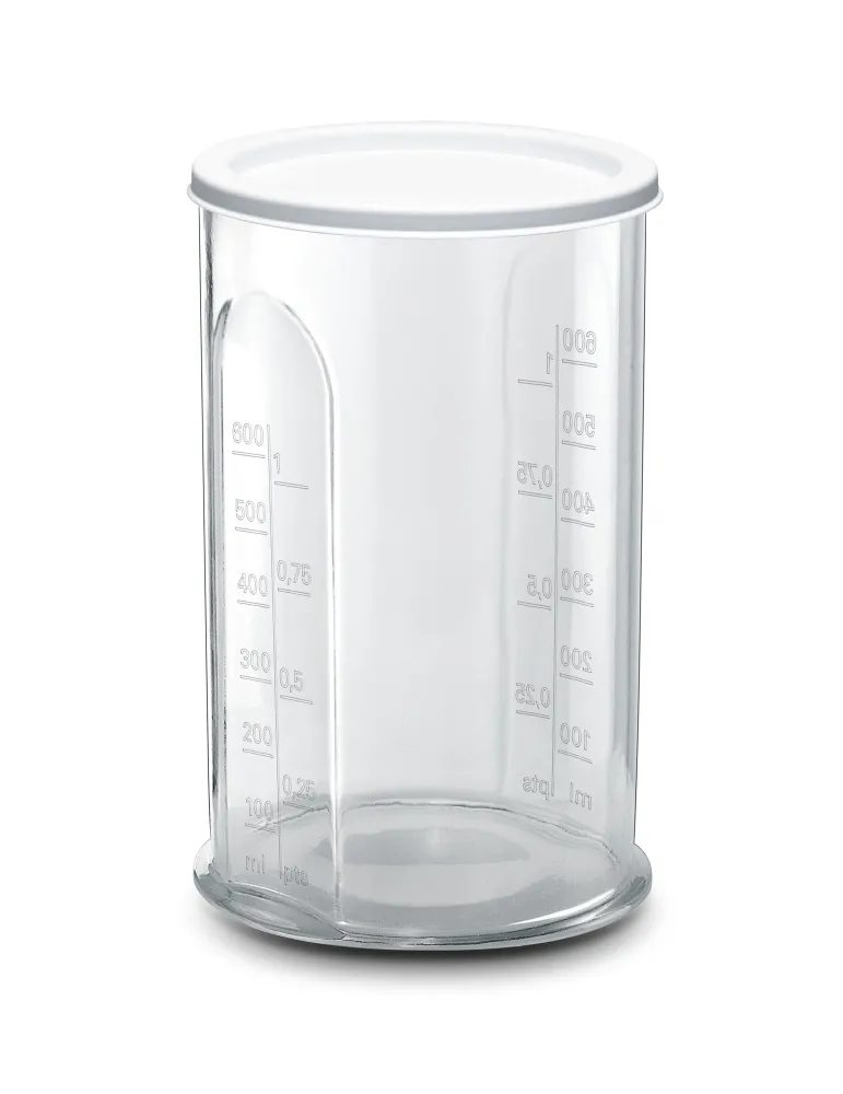 Пасатор, Bosch MSM64010, Blender, ErgoMixx, 450 W, Included transparent jug, White, red - image 6