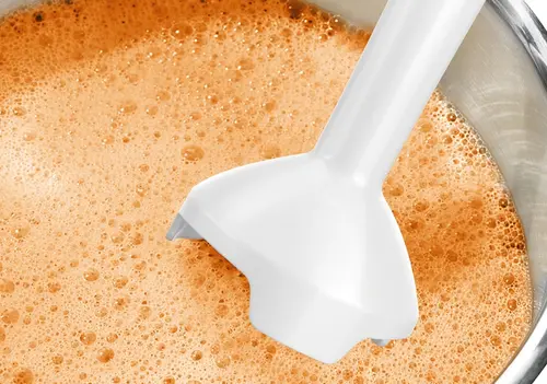 Μπλέντερ χειρός, Bosch MSM14200, Blender, CleverMixx, 400 W, με διάφανη κανάτα & πολυκόφτη, Λευκό, βαθύ κόκκινο - 6