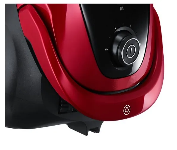 Прахосмукачка, Samsung VC07M25E0WR/GE, Vacuum Cleaner, 750W, Suction Power 200W, Hepa Filter, Bag Type, Telescopic Steel, Red - image 2