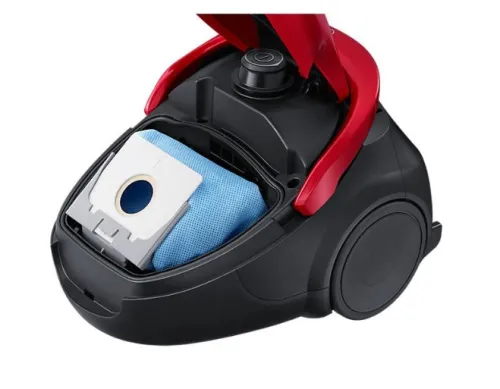 Прахосмукачка, Samsung VC07M25E0WR/GE, Vacuum Cleaner, 750W, Suction Power 200W, Hepa Filter, Bag Type, Telescopic Steel, Red - image 4