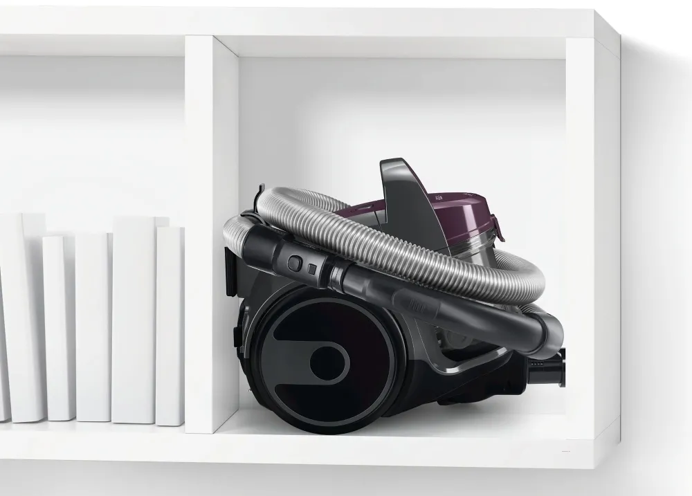 Прахосмукачка, Bosch BGC05AAA1, Vacuum Cleaner, 700 W, Bagless type, 1.5 L, 78 dB(A), Energy efficiency class A, purple/stone gray - image 2