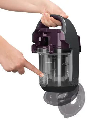 Ηλεκτρική σκούπα, Bosch BGC05AAA1, Vacuum Cleaner, 700 W, Χωρίς σακούλα, 1.5 L, 78 dB(A), Κλάση ενεργειακής απόδοσης A, μωβ/γκρι πέτρας - 4