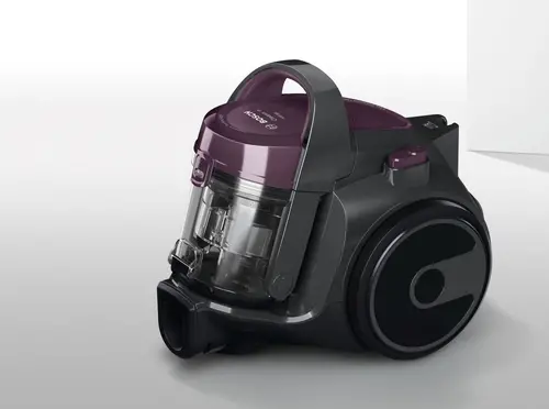 Ηλεκτρική σκούπα, Bosch BGC05AAA1, Vacuum Cleaner, 700 W, Χωρίς σακούλα, 1.5 L, 78 dB(A), Κλάση ενεργειακής απόδοσης A, μωβ/γκρι πέτρας - 8