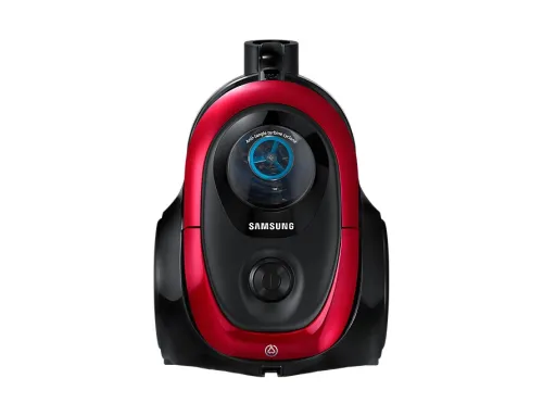Прахосмукачка, Samsung VC07M2110SR/GE, Vacuum Cleaner with Cyclone Force and Anti-Tangle Turbine, Power 700W, Suction Power 180W, noise 80 dB, Bagless Type, Dust Capacity 1.5 l, Vitality Red