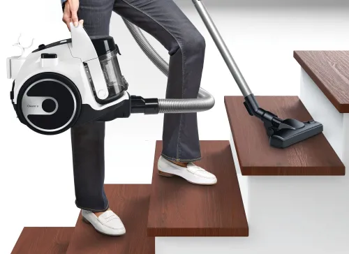 Прахосмукачка, Bosch BGS05A222, Vacuum Cleaner, 700 W, Bagless type, 1.5 L, 78 dB(A), Energy efficiency class A, white/black - image 3