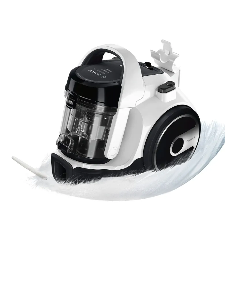 Прахосмукачка, Bosch BGS05A222, Vacuum Cleaner, 700 W, Bagless type, 1.5 L, 78 dB(A), Energy efficiency class A, white/black - image 6