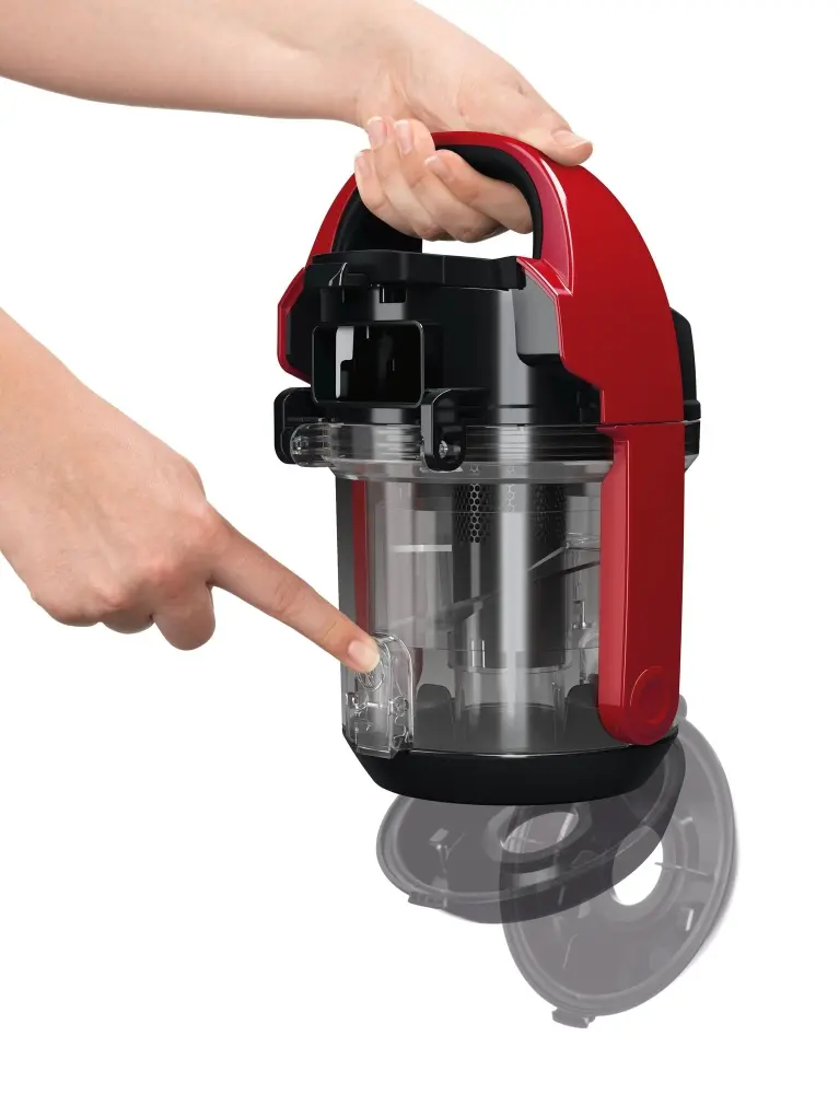 Aspirator, Bosch BGC05AAA2, Vacuum Cleaner, 700 W, Fără sac, 1.5 L, 78 dB(A), Clasa de eficiență energetică A, roșu chili/negru - image 7