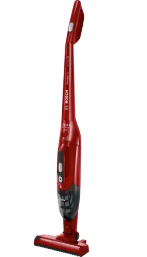 Прахосмукачка, Bosch BBHF214R, Cordless Handstick Vacuum Cleaner, 2 in 1 Readyy'y, Series 2, 14.4V, Red