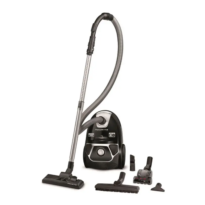 Прахосмукачка, Rowenta RO3985EA, Compact Power Animal Care ACAA, 75db, H+ bag, SPA upgrade suction head, TTM + XL with brush, parquet + mini TB + crevice tool 2 in 1 + upholstery nozzle, color black