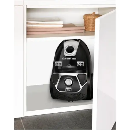 Прахосмукачка, Rowenta RO3985EA, Compact Power Animal Care ACAA, 75db, H+ bag, SPA upgrade suction head, TTM + XL with brush, parquet + mini TB + crevice tool 2 in 1 + upholstery nozzle, color black - image 2