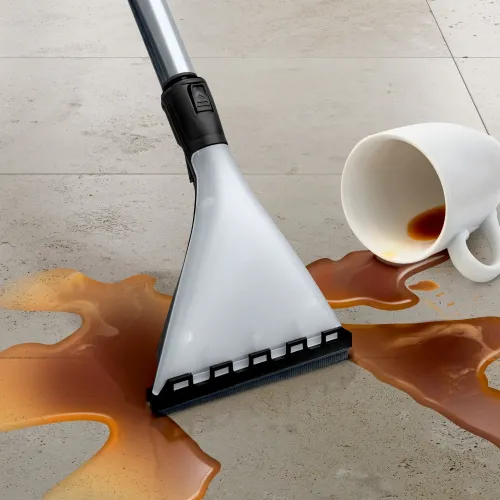 Перяща прахосмукачка, Bosch BWD420HYG, 3in1 vacuum cleaner for dry and wet cleaning, 2,5 lt dust container, 2000 W, HEPA H13, 12 m radius, liquid pick-up nozzles, parquet brush, mattress brush, water tank: 5 l, mint-white-grey - image 4