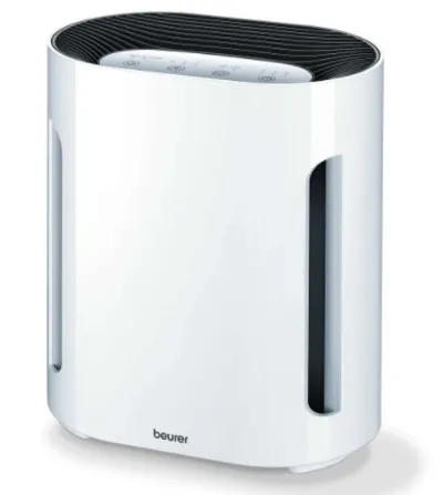 Пречиствател на въздух, Beurer LR 210 air purifier; three-layered filter system /HEPA filter/; 60 watts; max. 10 m2-28 m2; filter change indicator; timer;safety automatic swith-off