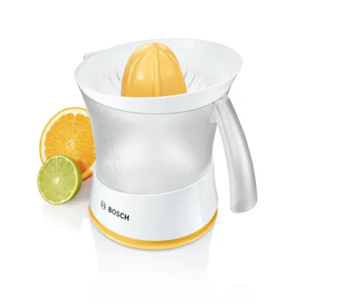 Цитрус преса, Bosch MCP3000N, Citrus press, VitaPress, 25W, 800ml capacity, Automatic start, White - image 1