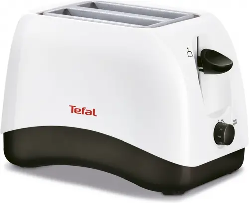 Φρυγανιέρα, Tefal TT130130, Delfini 2, Φρυγανιέρα, 850W, 2 υποδοχές, θερμοστάτης 7 επιπέδων, λειτουργία διακοπής, απόψυξη, αναθέρμανση, λευκή - 1