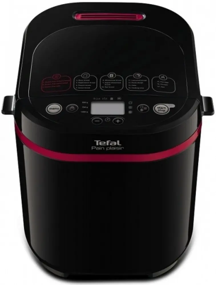 Mașină de făcut pâine, Tefal PF220838, Pain Plaisir, Breadmaker, 1 kg, 17 programe, neagră - image 1