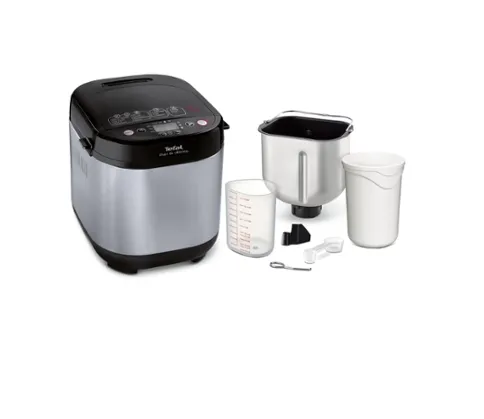 Хлебопекарна, Tefal PF240E38, Pain Plaisir, Breadmaker, 500/750/1 kg, 20 programs, black/Inox, 720W, 3 Levels of firing - image 2