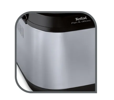 Хлебопекарна, Tefal PF240E38, Pain Plaisir, Breadmaker, 500/750/1 kg, 20 programs, black/Inox, 720W, 3 Levels of firing - image 3