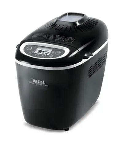 Mașină de făcut pâine, Tefal PF611838, Bread Maker, 1600W, Încărcare 750/1000/1500 g, 19 Programe, 3 Niveluri de coacere, negru