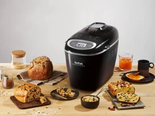 Хлебопекарна, Tefal PF611838, Bread Maker, 1600W, Load 750/1000/1500 g, 19 Programs, 3 Levels of firing, black - image 5