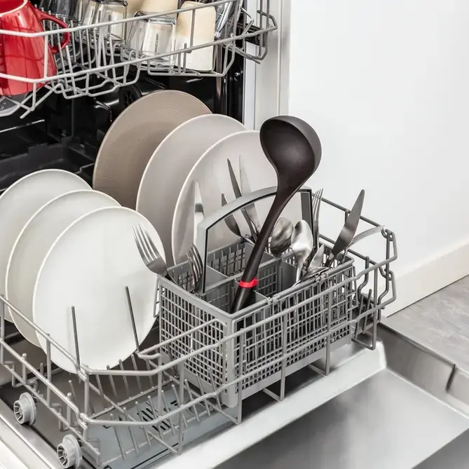 Lingură, Tefal K2060514, Ingenio, Lingură, Ustensilă de bucătărie, Termoplastic, 39.8x9x4.6cm, Până la 230°C, Compatibilă cu mașina de spălat vase - image 4