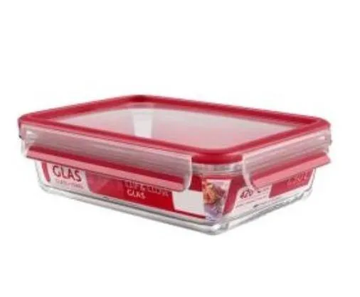 Кутия за съхранение, Tefal K3010412 CLIP&CLOSE GLASS rect 1.3L TEF