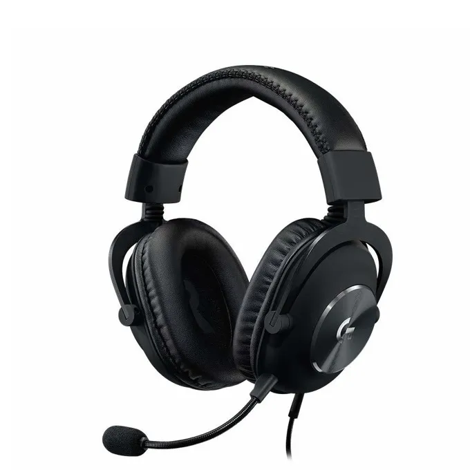 Слушалки, Logitech PRO X Headset, PRO-G 50 mm Drivers, 7.1 DTS Headphone:X 2.0 Surround, Leather/Mesh Memory Foam Ear Cushions, Blue Voice Microphone, Black - image 1